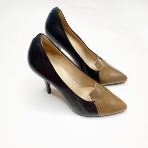 Alexander McQueen Colorblocked High Heels